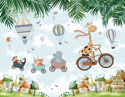 Journey of cute animals