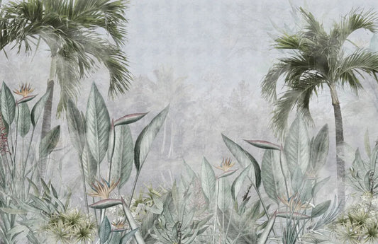 Green tropical forest