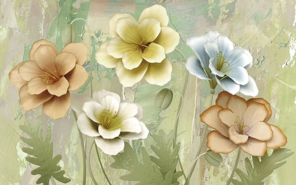 Large flowers 3D