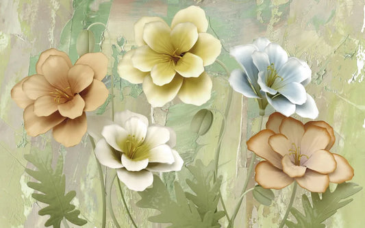 Large flowers 3D