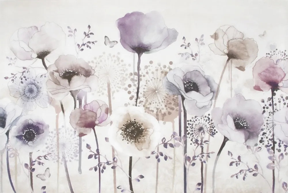 Lilac poppies