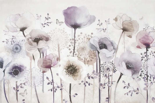Lilac poppies