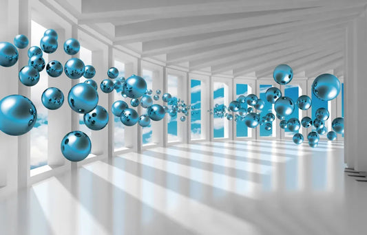 Glass balls 3d