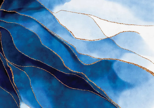 Fine azure, fluid