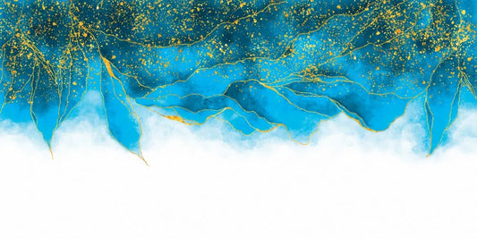 Azure expanse, fluid