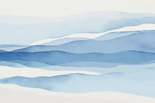 Blue sea, fluid