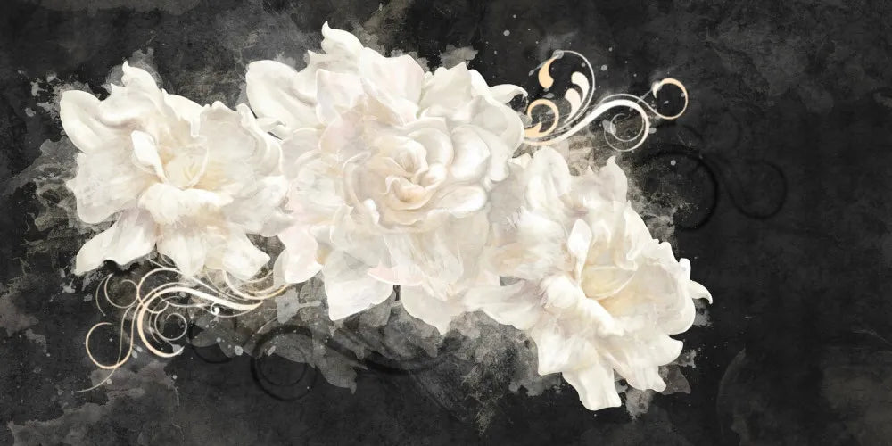 White peonies