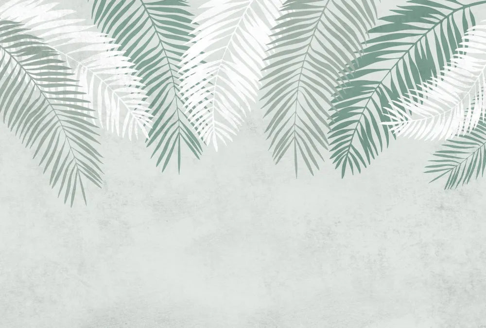 Palm leaves, drawing