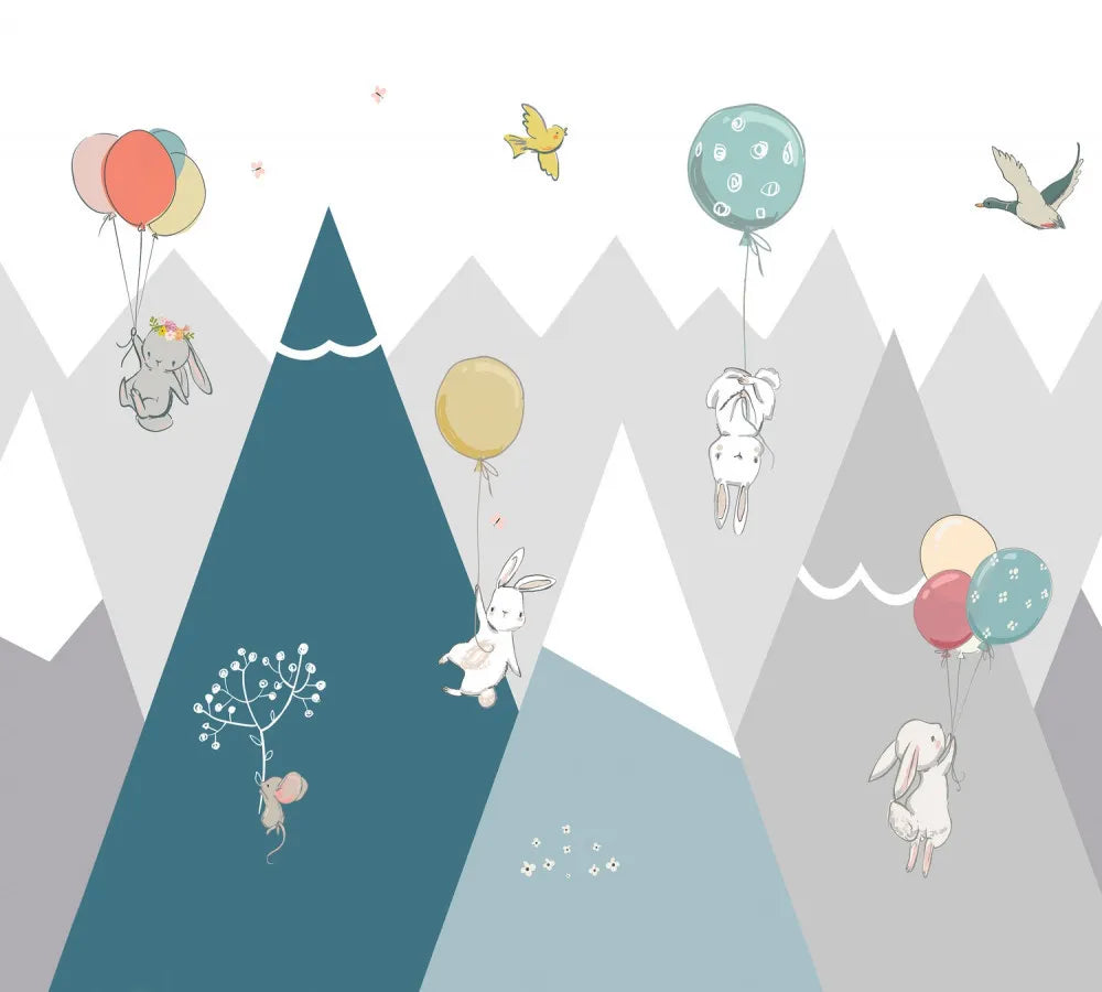 Flying through the mountains