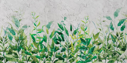 Green bright leaves