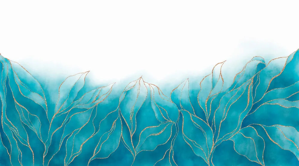 Blue foliage, fluid