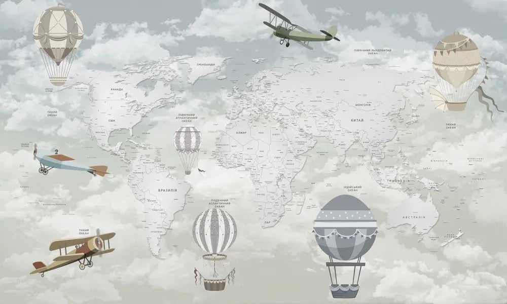 Light map of the world, UKR