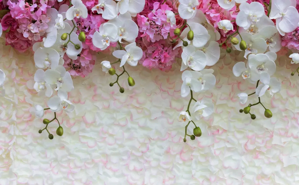 Delicate orchid flowers 3D