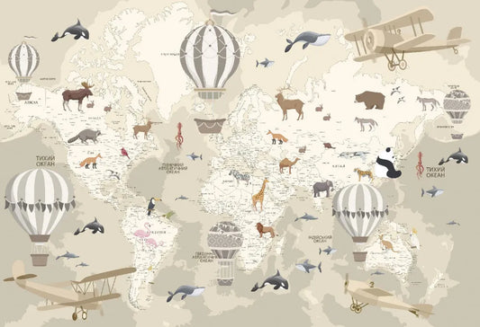 World map light, UKR