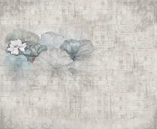 Lotus flower, vintage