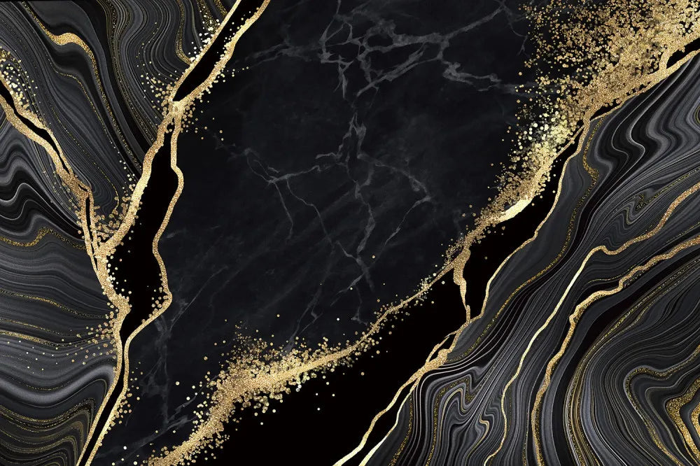 Black and gold marble, vibe