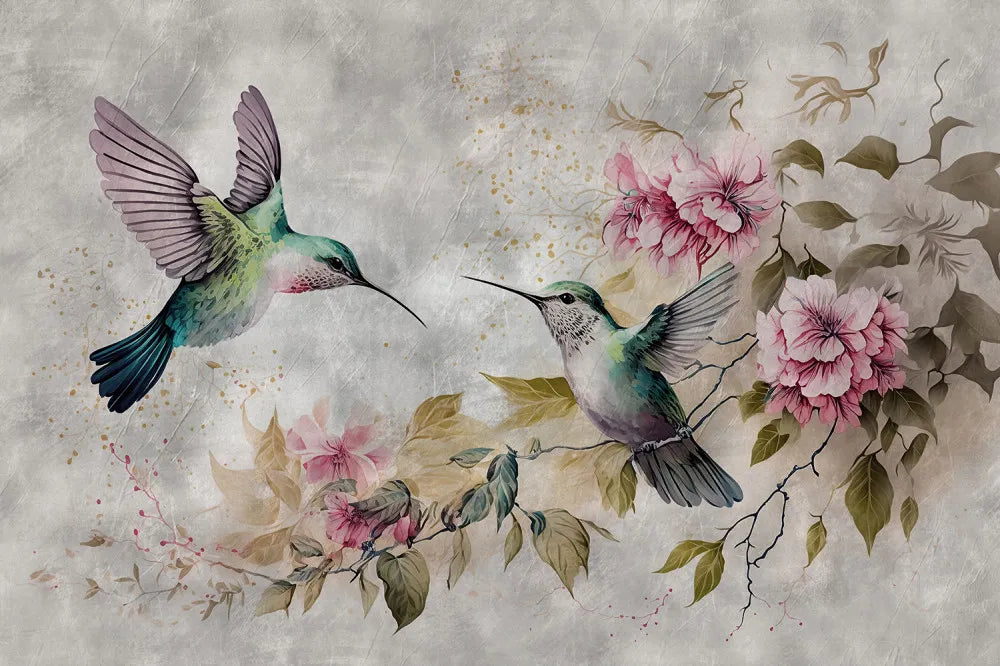Hummingbird on a branch