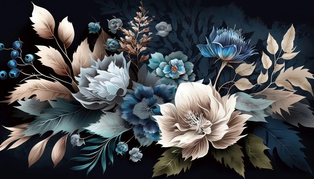 Beautiful bouquet, watercolor