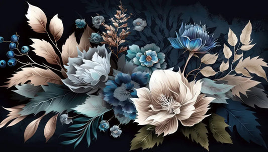 Beautiful bouquet, watercolor