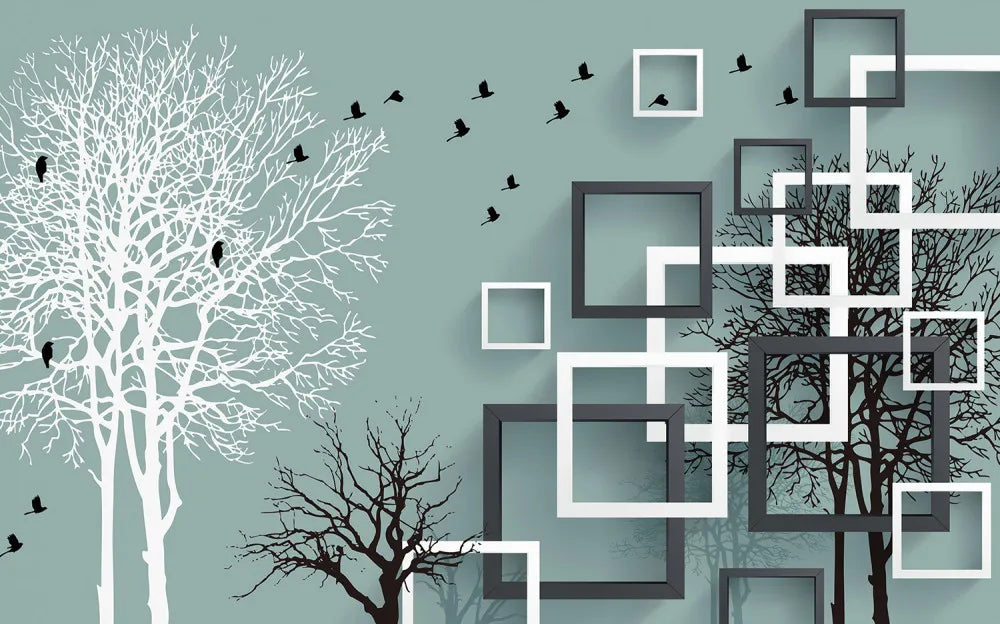 Trees and squares 3D