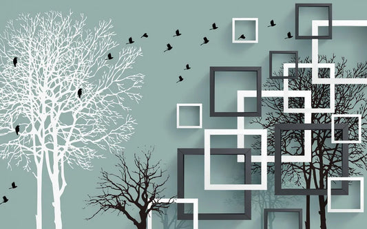 Trees and squares 3D