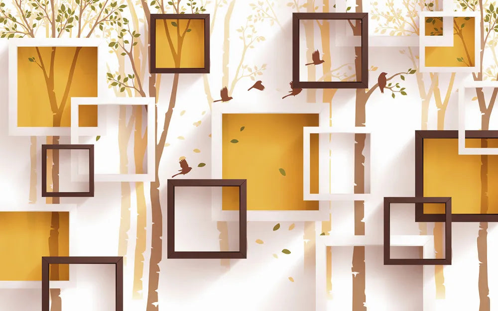 Trees and figures 3D