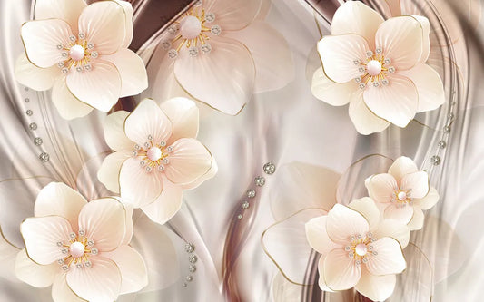 Light flowers 3D