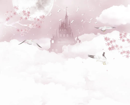 Fairytale castle in the clouds
