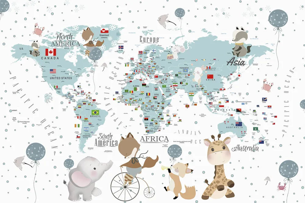 Developmental map of the world