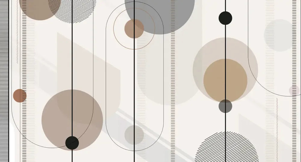 Abstract geometry art