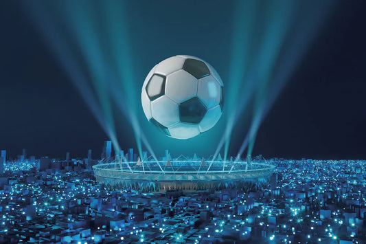 Ball over the stadium