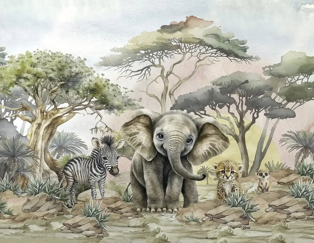 Cute jungle animals