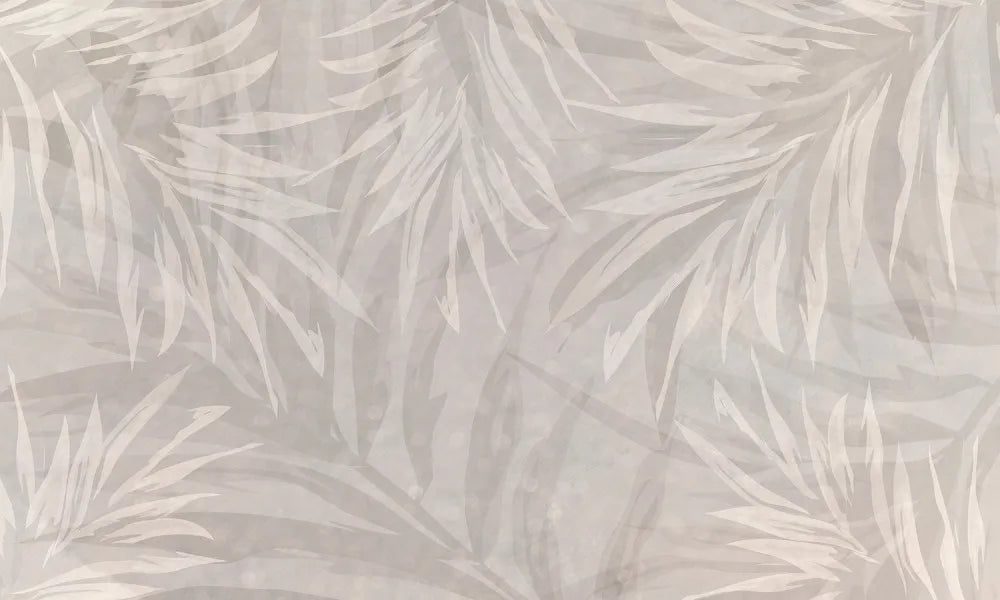 Beige leaf pattern