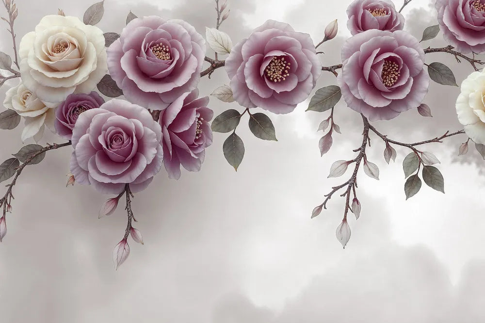 Soft pink roses