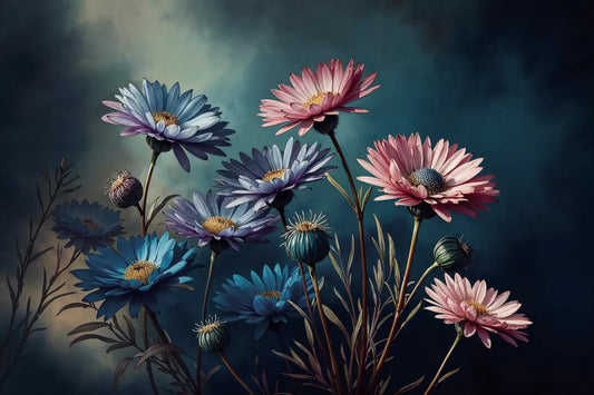 Graceful flowers 3D
