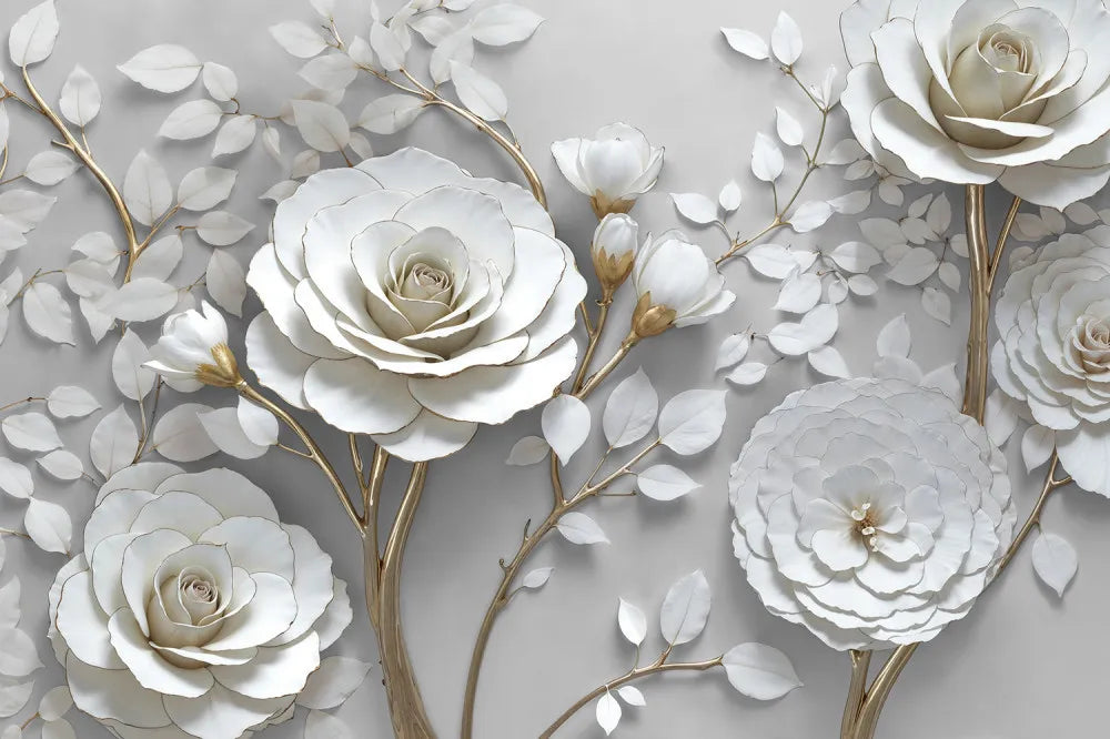 Large roses 3D