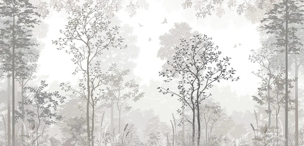 Beautiful light forest