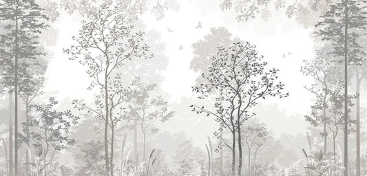 Beautiful light forest