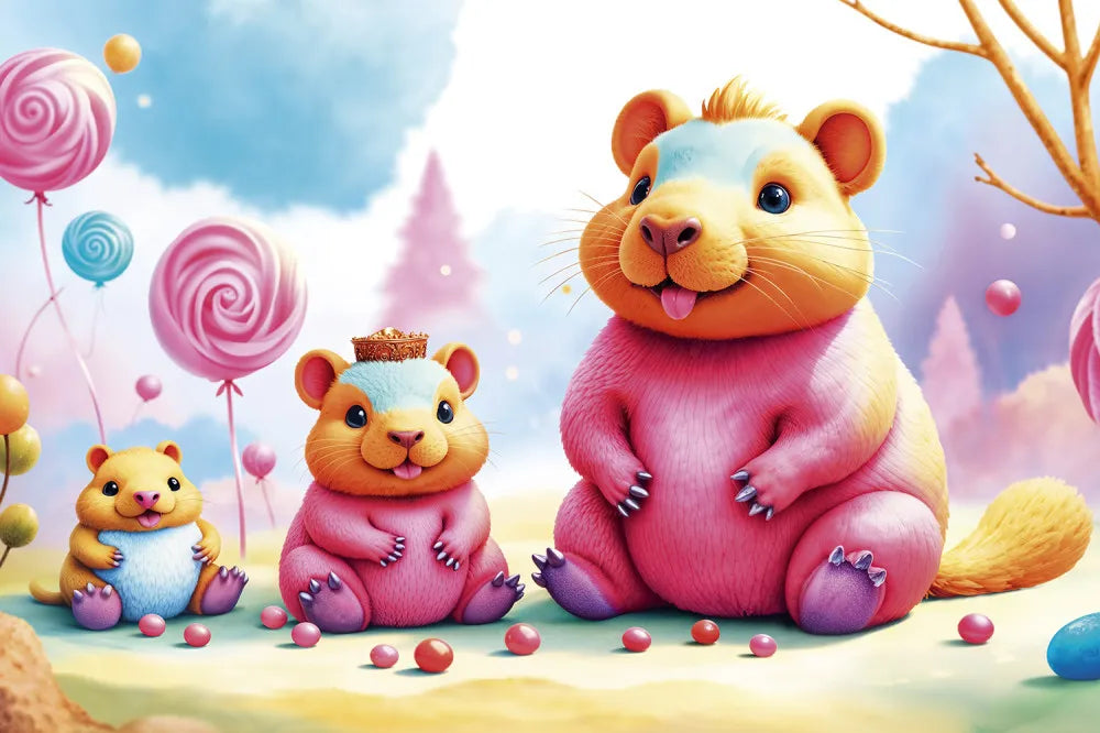 Lovely beavers 3d