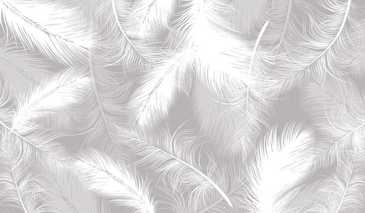 White fluffy feathers