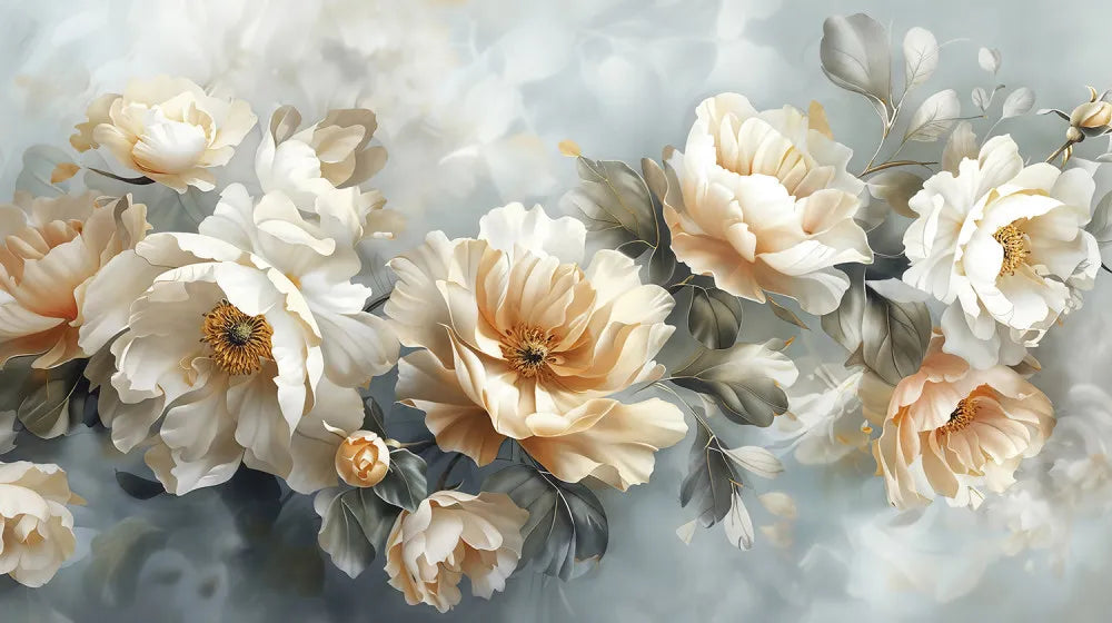 Spring flowers 3d