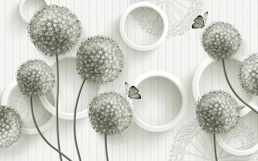 Green Allium 3D