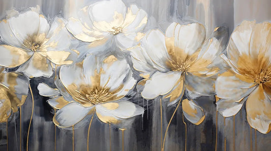 Magic white poppies