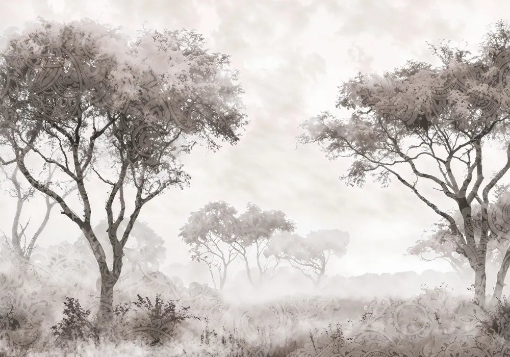 Park in the fog