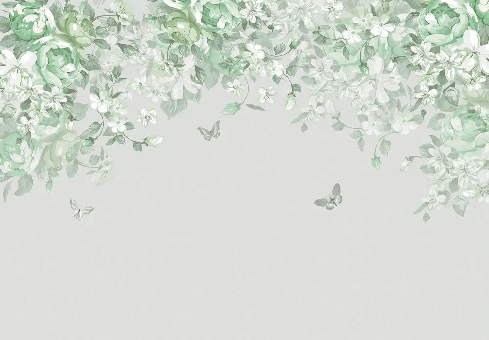 Hanging emerald flowers