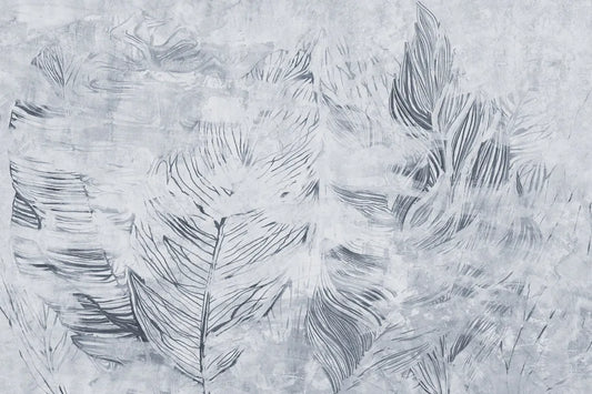 Leaves in the fog, art