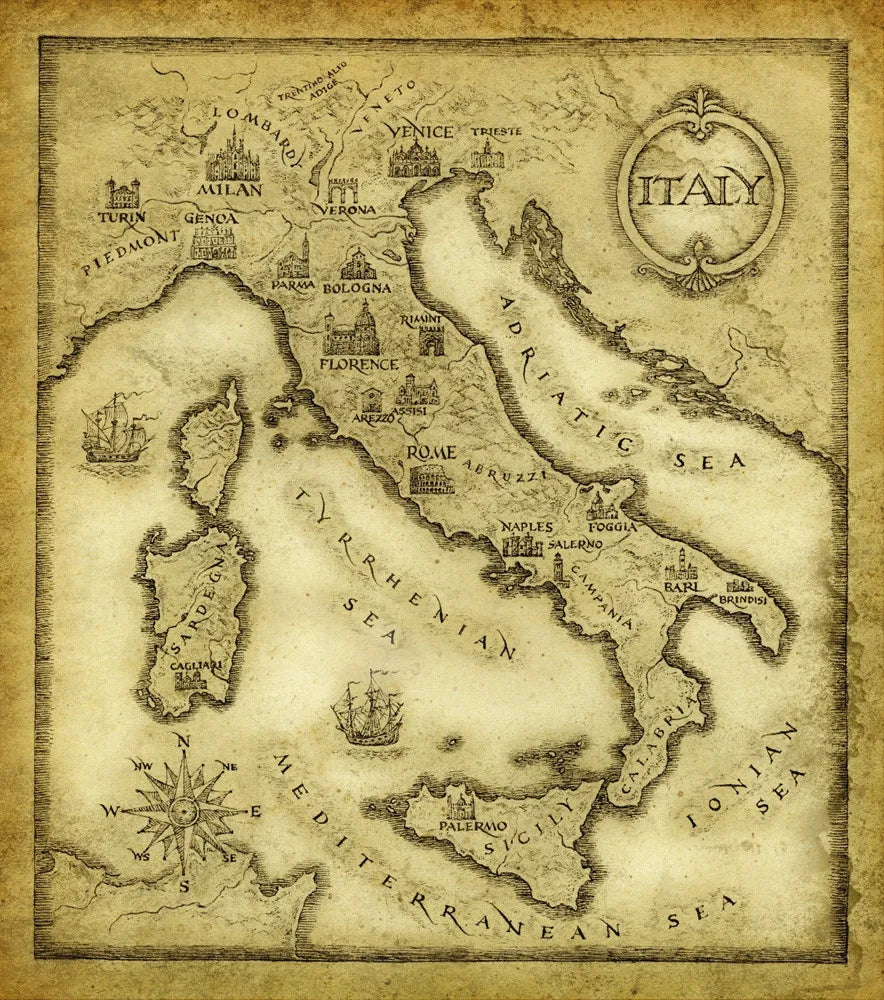 Map Of Italy