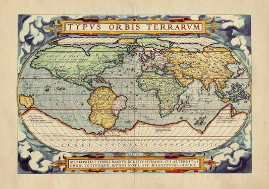 Ancient map 1570