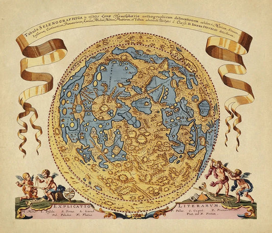 Ancient map of the Moon
