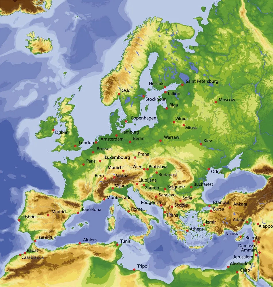 Map of Europe